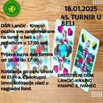 Turnir u beli 18.01.2025